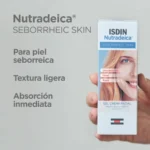 isdin nutradeica ds para mujer piel seboreica textura ligera absorcion inmediata