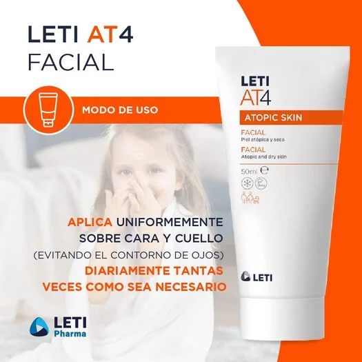 Crema leti at4 facial modo de uso