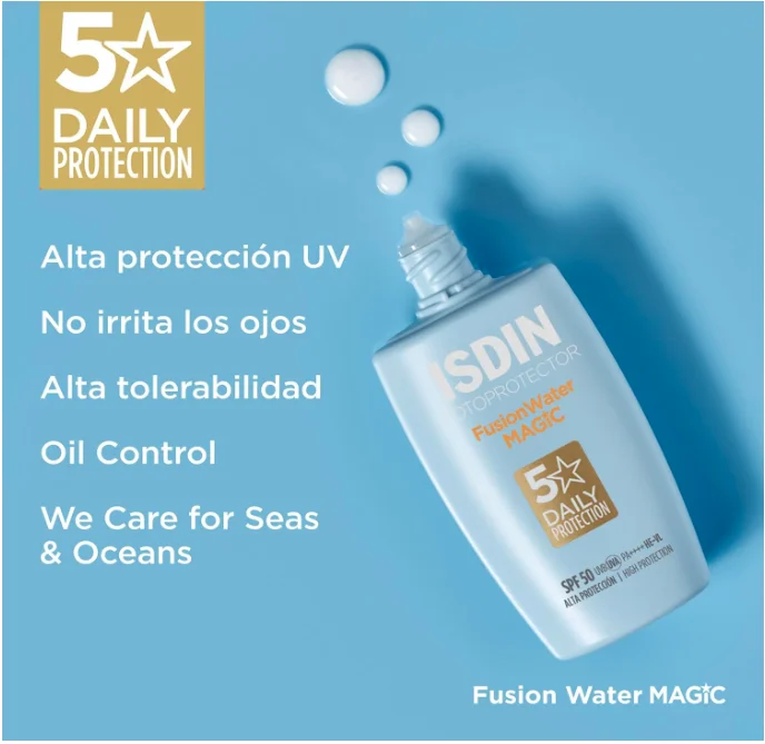 ISDIN Fusion Water MAGIC - Alta proteccion UV.
